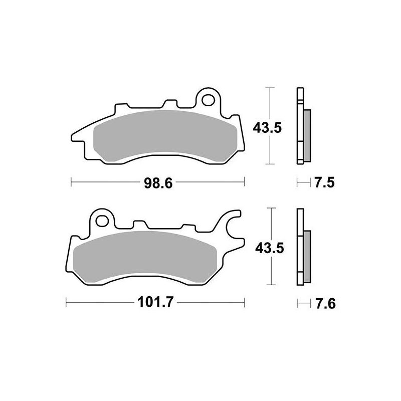 PASTIGLIA FRENO ANT. HONDA CB F 125 21/22