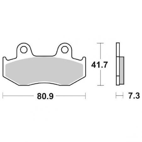 PASTIGLIA FRENO ANT. HONDA XL R 125 85/87
