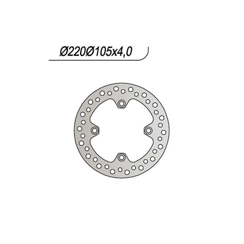DISCO FRENO POST. HONDA XL V Varadero 125 01/11
