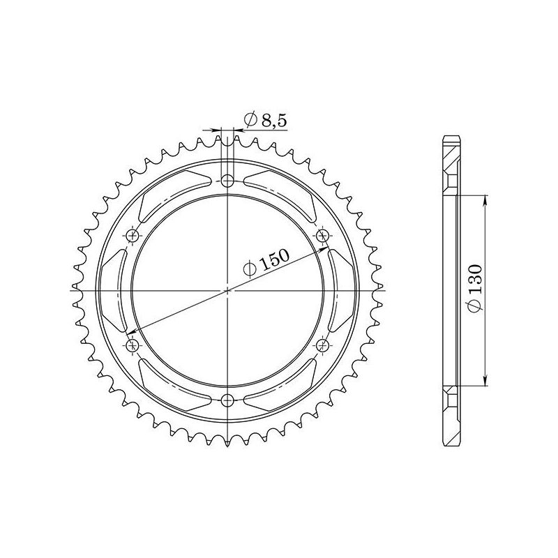 CORONA S AC P428-D51 HONDA XLR W 125 98/98