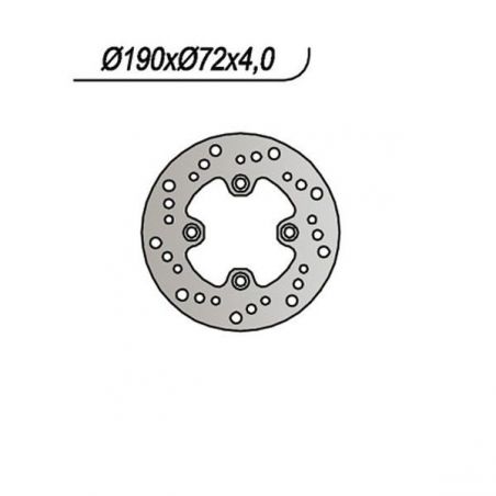 DISCO FRENO ANT. HONDA CH Elite/Spacy 250 86/86