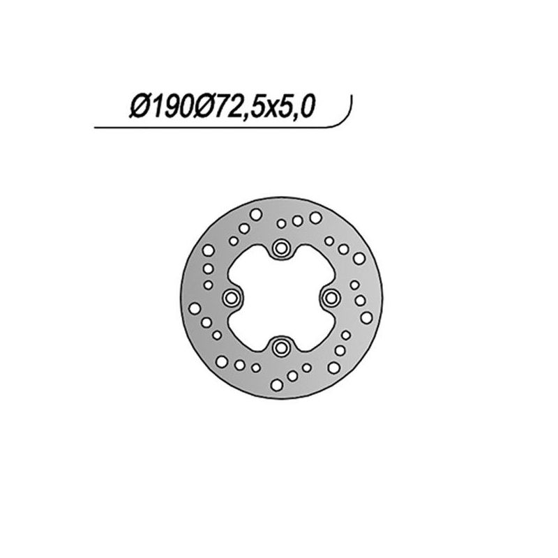 DISCO FRENO ANT. HONDA CN Helix/Spazio (MF02) 250 86/99
