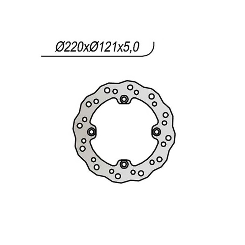 DISCO FRENO POST. HONDA CRF LA ABS 300 21/21