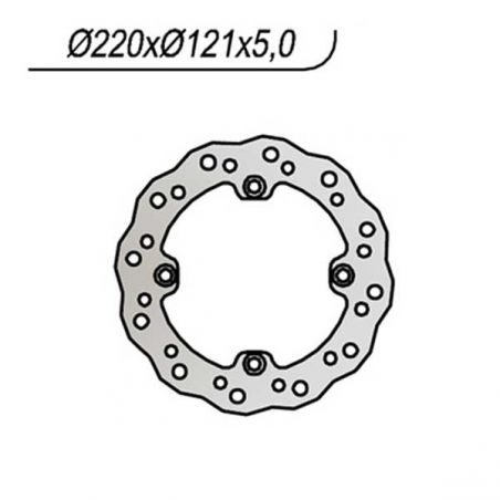 DISCO FRENO POST. HONDA CRF LA ABS 300 21/21