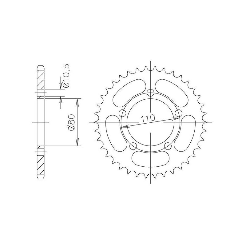 CORONA S AC P520-D36 HONDA CB N Euro 400 84/84