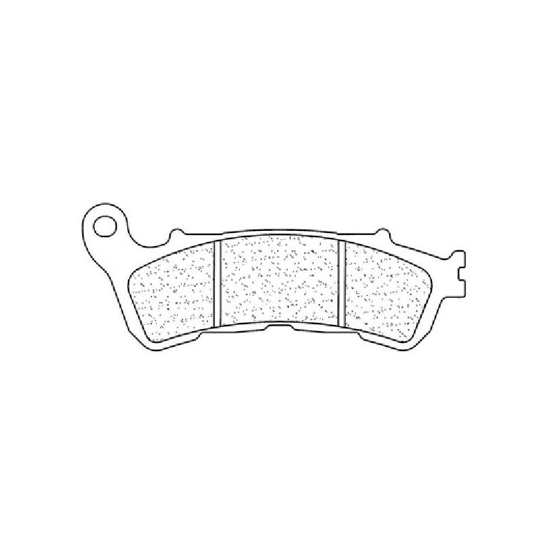 PASTIGLIA FRENO ANT. DX-SX HONDA CBF ABS 500 04/06