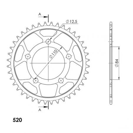 CORONA S AC P520-D40 HONDA CMX REBEL 500 17/23