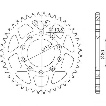 CORONA S AC P525-D36 HONDA XBR (42CV) 500 85/86