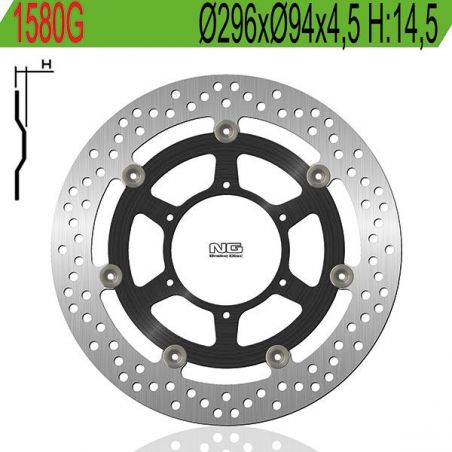 DISCO FRENO ANT. DX-SX HONDA CBR FA ABS 600 11/12