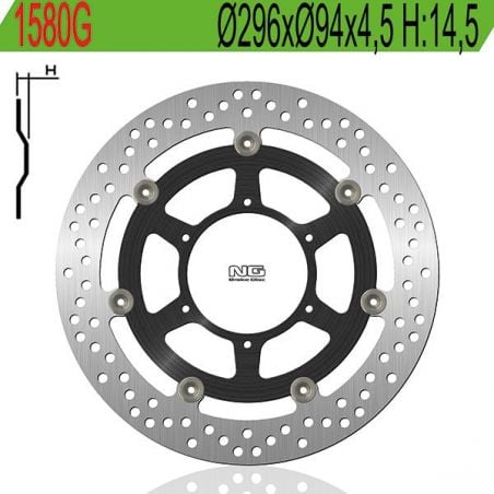 DISCO FRENO ANT. DX-SX HONDA CBR FA ABS 600 11/12