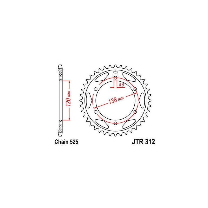 CORONA S AC P525-D40 HONDA VFR R (RC30) 750 88/93