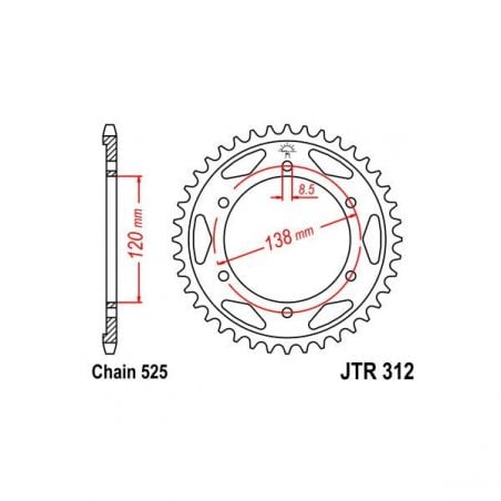 CORONA S AC P525-D40 HONDA VFR R (RC30) 750 88/93