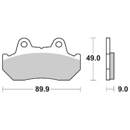 PASTIGLIA FRENO ANT. HONDA XLV R 750 85/86