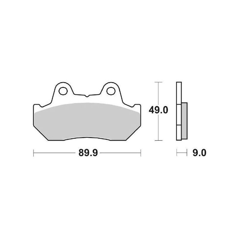 PASTIGLIA FRENO ANT. HONDA XLV R 750 85/86