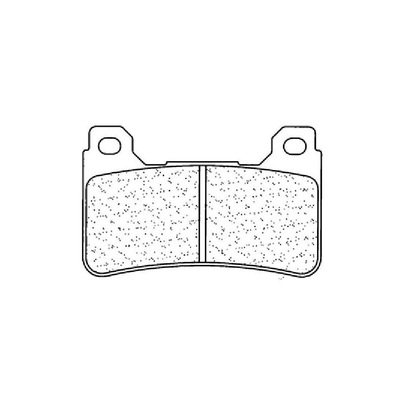 PASTIGLIA FRENO ANT. DX-SX HONDA CBR RR Fireblade ABS 1000 10/16