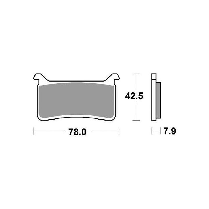 PASTIGLIA FRENO ANT. HONDA CMX REBEL ABS 1100 21/23