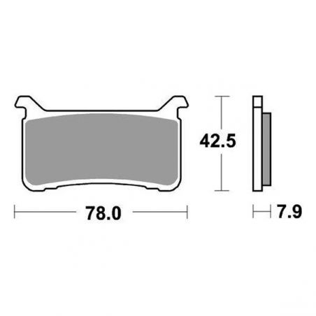 PASTIGLIA FRENO ANT. HONDA CMX REBEL ABS 1100 21/23