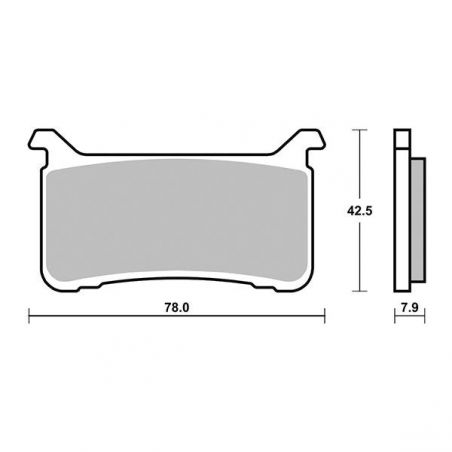 PASTIGLIA FRENO ANT. HONDA CMX REBEL DCT ABS 1100 21/23
