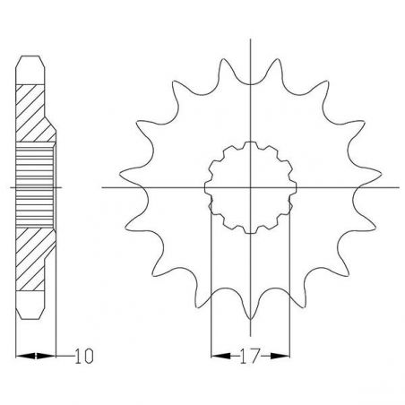 PIGNONE S AC P520-D13 HUSQVARNA WR 125 10/14