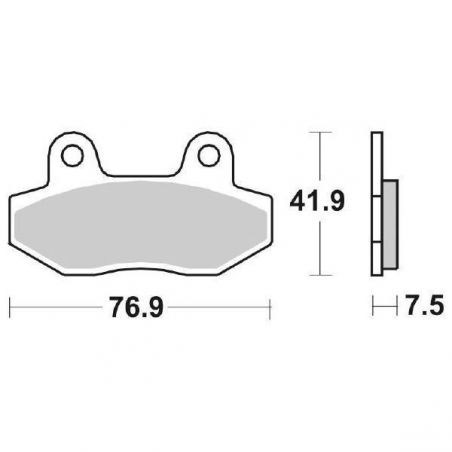 PASTIGLIA FRENO POST. HYOSUNG GT Comet 125 04/06