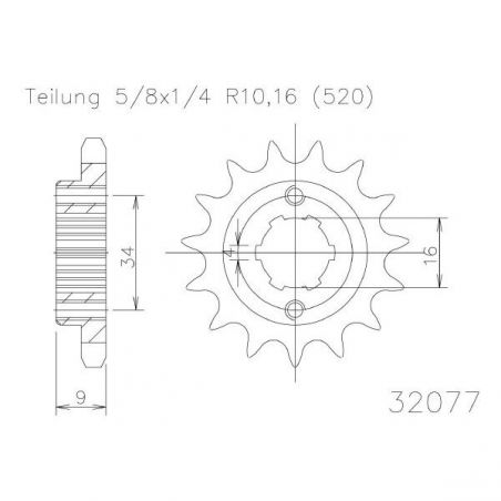 PIGNONE S AC P520-D14 HYOSUNG GT Comet R 250 06/09