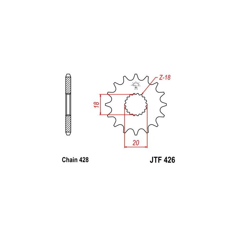 PIGNONE S+2 AC P428-D14 HYUNDAI HMZ Cruise 125 97/98