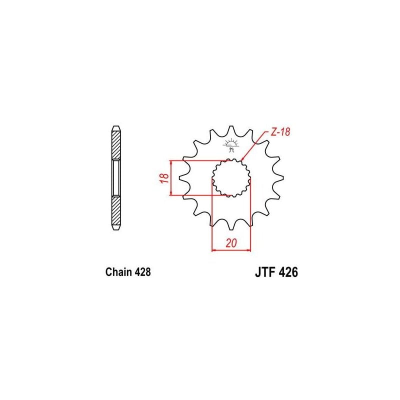 PIGNONE S+2 AC P428-D14 HYUNDAI HMZ Cruise 125 97/98