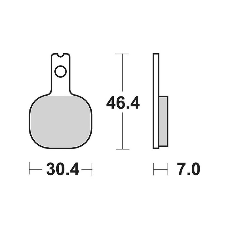 PASTIGLIA FRENO ISR 4 Pistoni 22-043 0 00/00