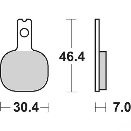 PASTIGLIA FRENO ISR 4 Pistoni 22-043 0 00/00