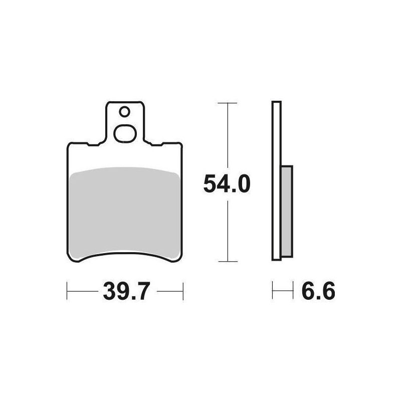 PASTIGLIA FRENO POST. ITALJET Formula DD 50 94/00