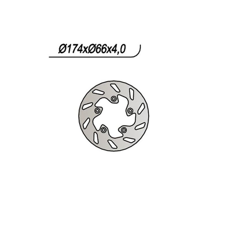 DISCO FRENO POST. ITALJET Formula DD/DT 50 97/03