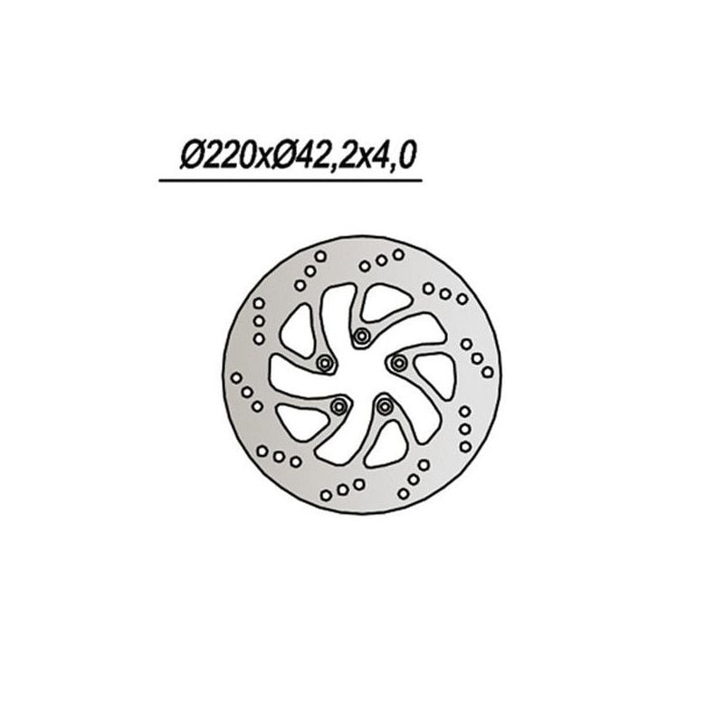 DISCO FRENO ANT. ITALJET Jet Set 2T 50 01/03