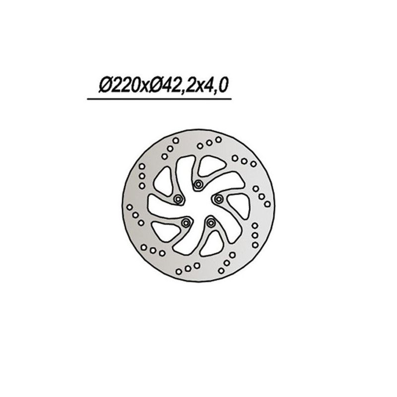 DISCO FRENO ANT. ITALJET Jet Set 2T 50 01/03