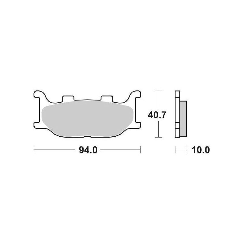 PASTIGLIA FRENO ANT. ITALJET Jupiter 150 01/02