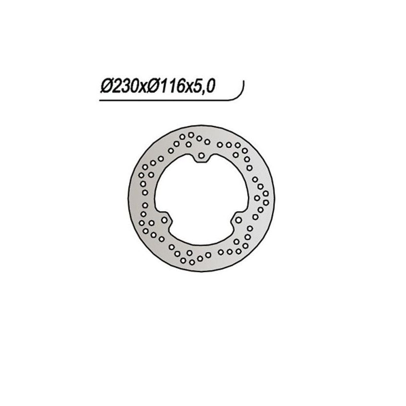 DISCO FRENO POST. ITALJET Jupiter 250 01/03