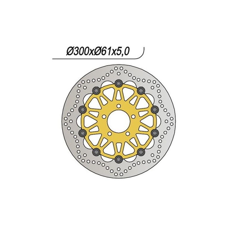 DISCO FRENO ANT. DX-SX KAWASAKI ZZR 600 90/07