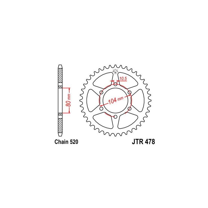 CORONA S+2 AL P520-D45 KAWASAKI Ninja ZX-6R 636 05/06