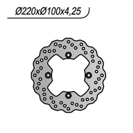 DISCO FRENO POST. KAWASAKI Ninja ZX-6R 636 13/16