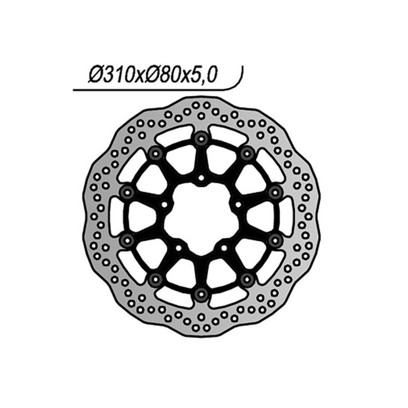 DISCO FRENO ANT. DX-SX KAWASAKI Ninja ZX-6R ABS 636 13/17