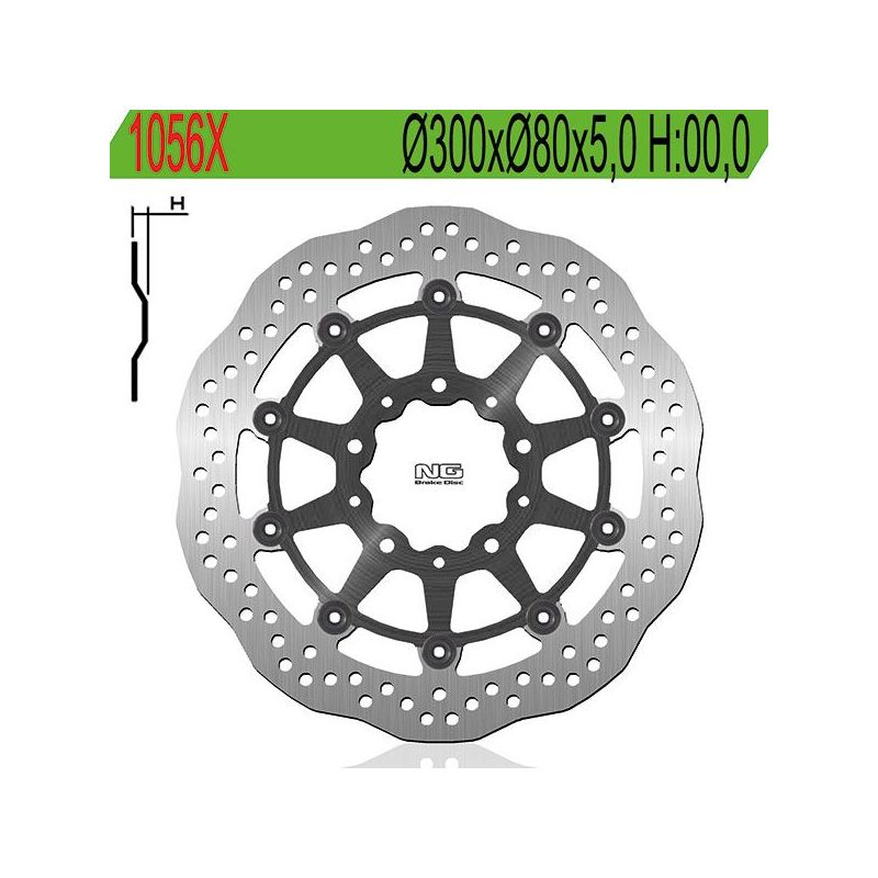 DISCO FRENO ANT. DX-SX KAWASAKI KLE B-D Versys ABS 650 07/14