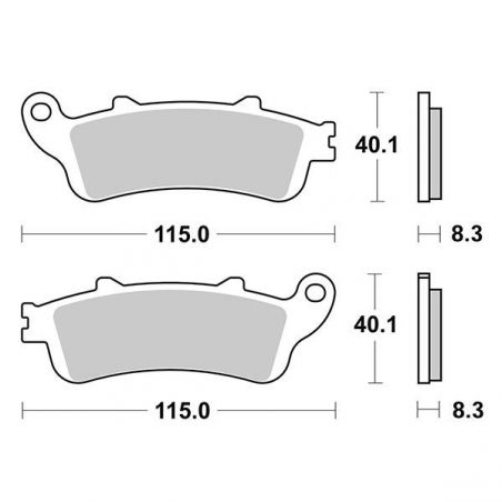 PASTIGLIA FRENO ANT. KAWASAKI Vulcan S ABS (EN650ABDA) 650 15/22