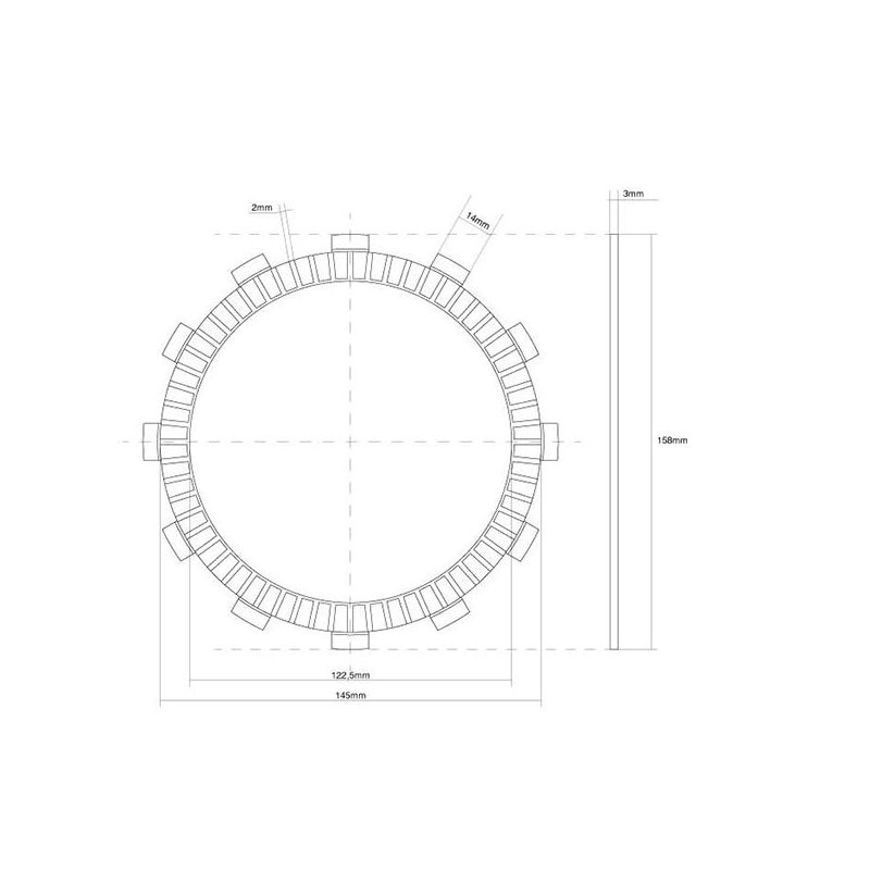 FRIZIONE DISCO SINGOLO GUARNITO KAWASAKI ZX9R Ninja 900 94/97