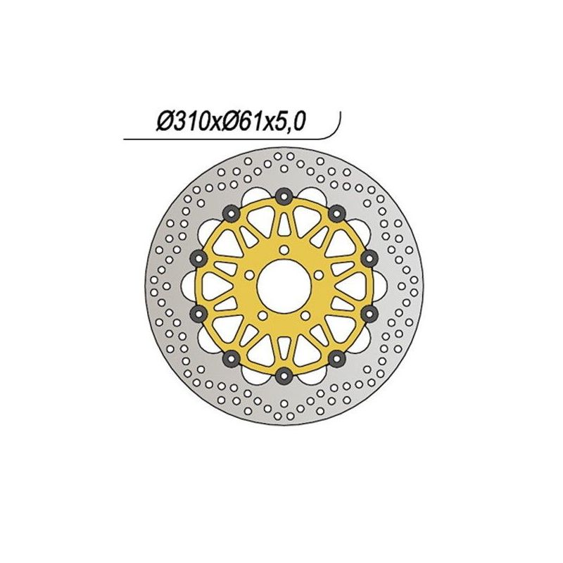 DISCO FRENO ANT. DX-SX KAWASAKI ZX9R Ninja 900 00/01