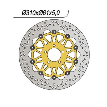 DISCO FRENO ANT. DX-SX KAWASAKI ZX9R Ninja 900 00/01