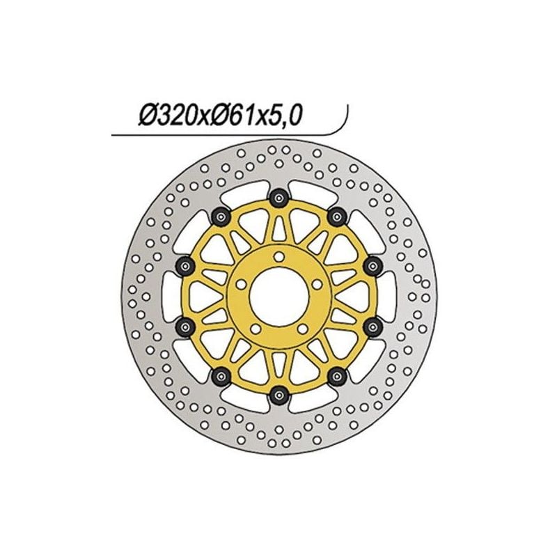 DISCO FRENO ANT. DX-SX KAWASAKI ZX9R Ninja 900 94/97