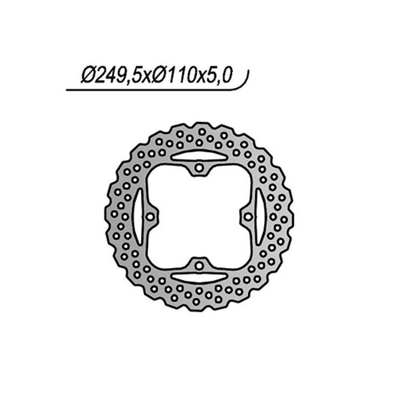 DISCO FRENO POST. KAWASAKI Z ABS 1000 14/20