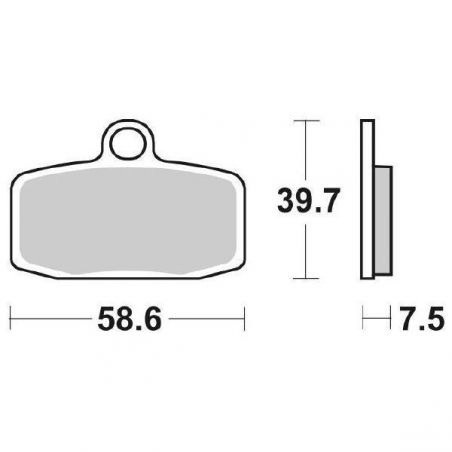 PASTIGLIA FRENO ANT. KTM SX 17/14 85 12/20