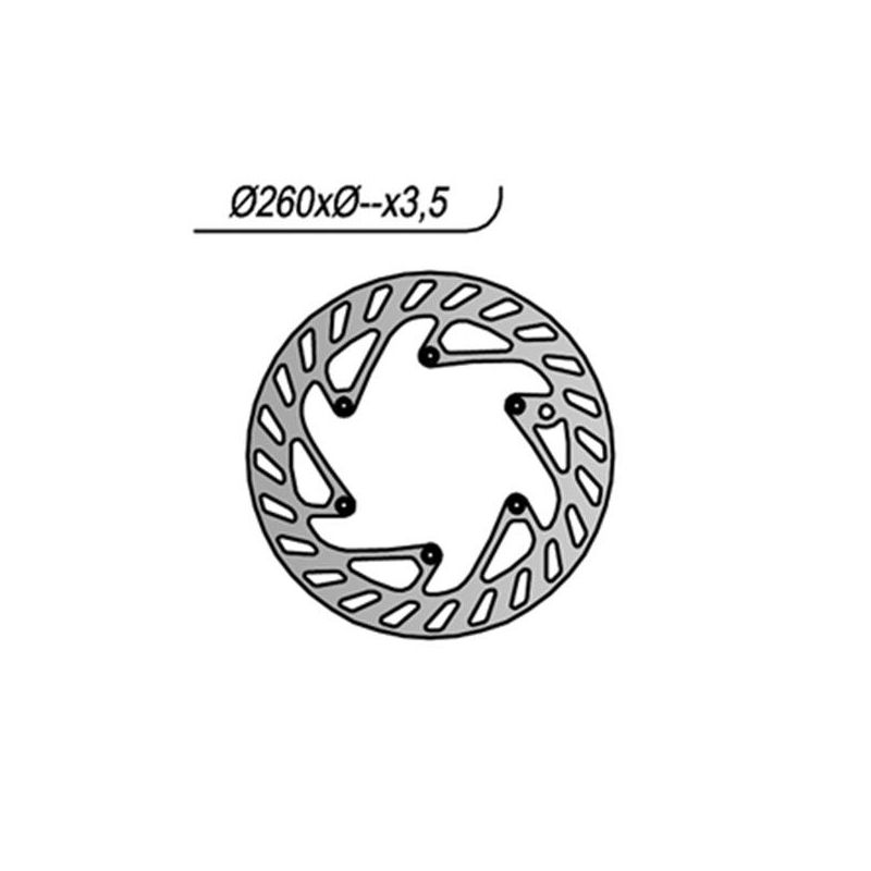 DISCO FRENO ANT. KTM EXC 300 99/17