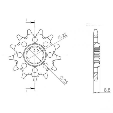 PIGNONE S AC P520-D13 KTM EXC R / EXC-F 450 10/15