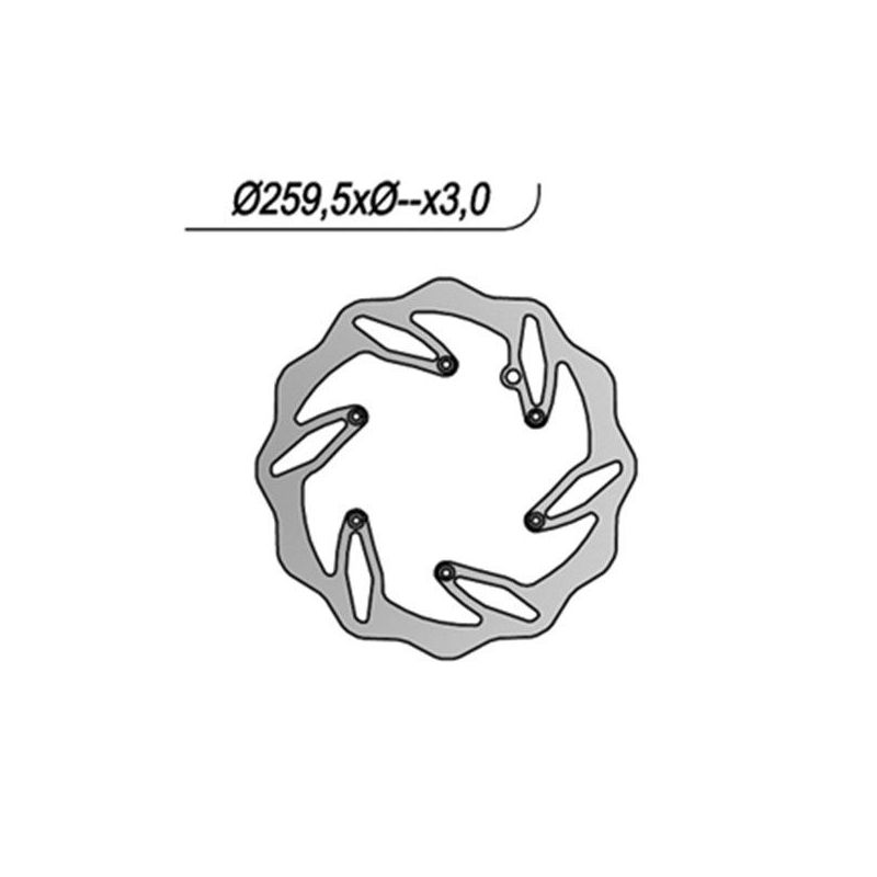 DISCO FRENO ANT. KTM MX 500 92/92